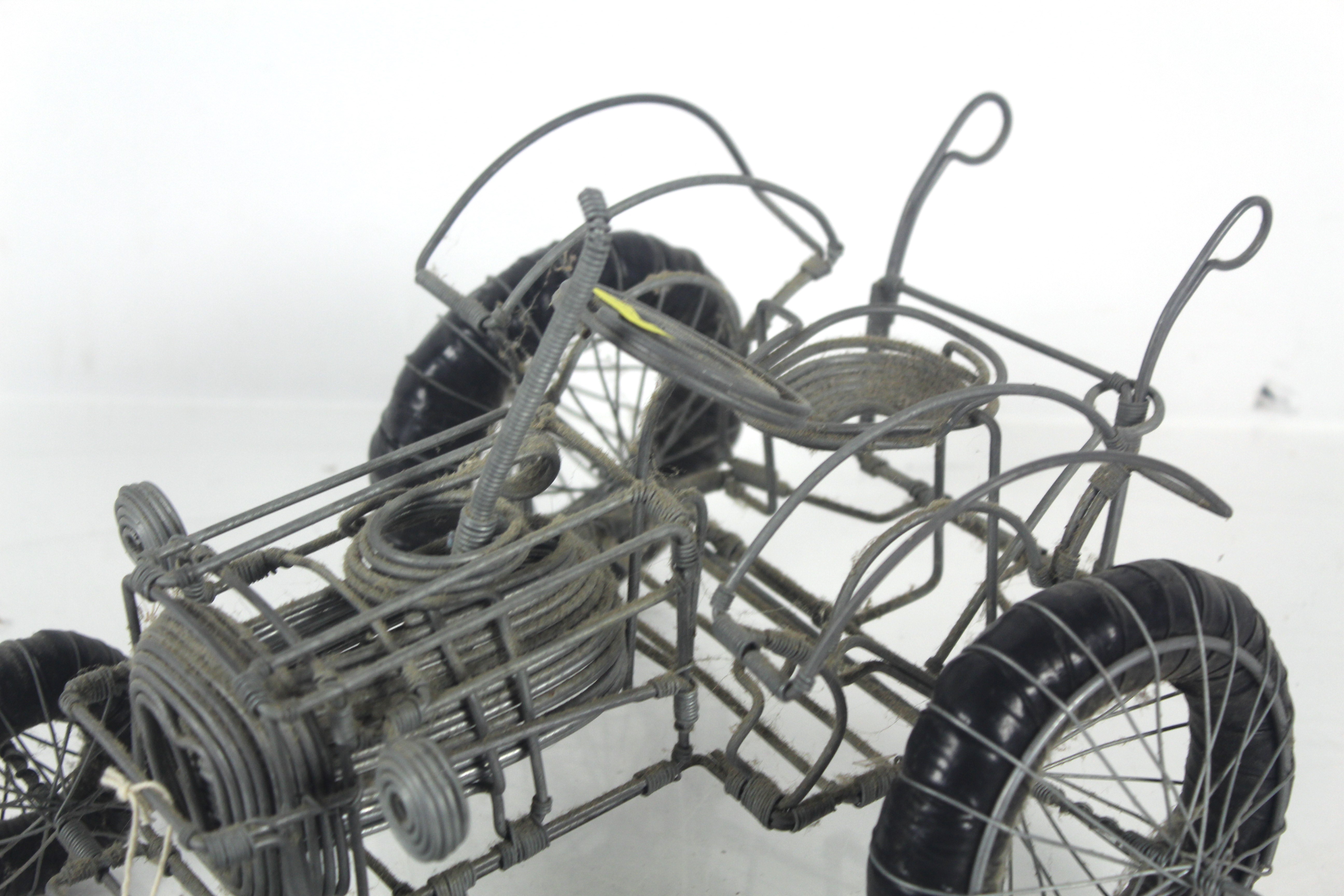 An unusual wirework tractor - Image 8 of 9