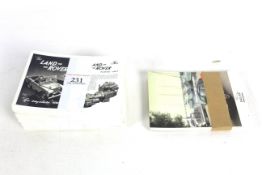 A large quantity of Land Rover post-cards etc.