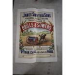 A vintage James Smyth & Sons poster