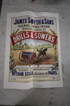 A vintage James Smyth & Sons poster