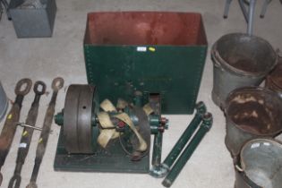 A Lister water tank and pump