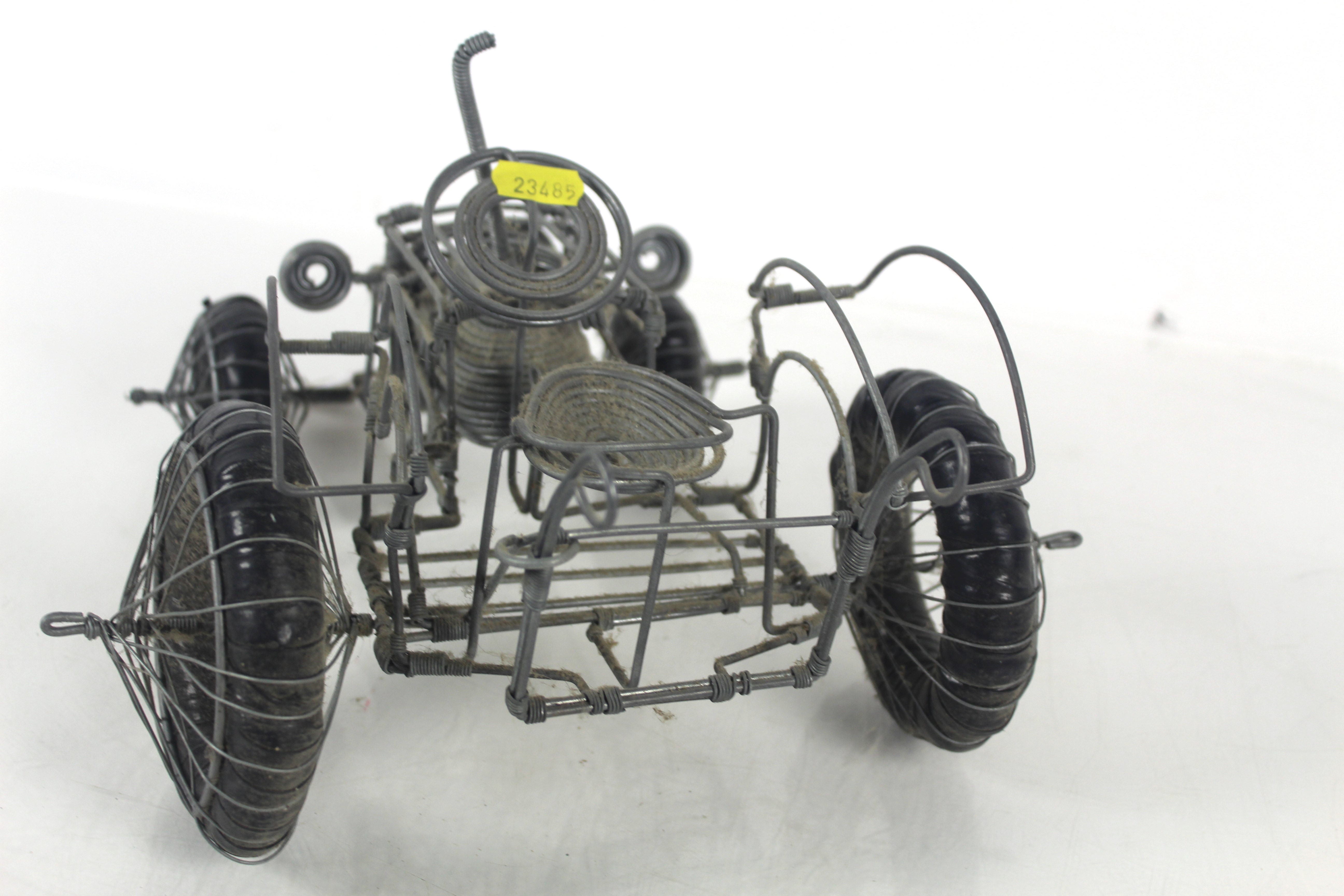 An unusual wirework tractor - Image 6 of 9