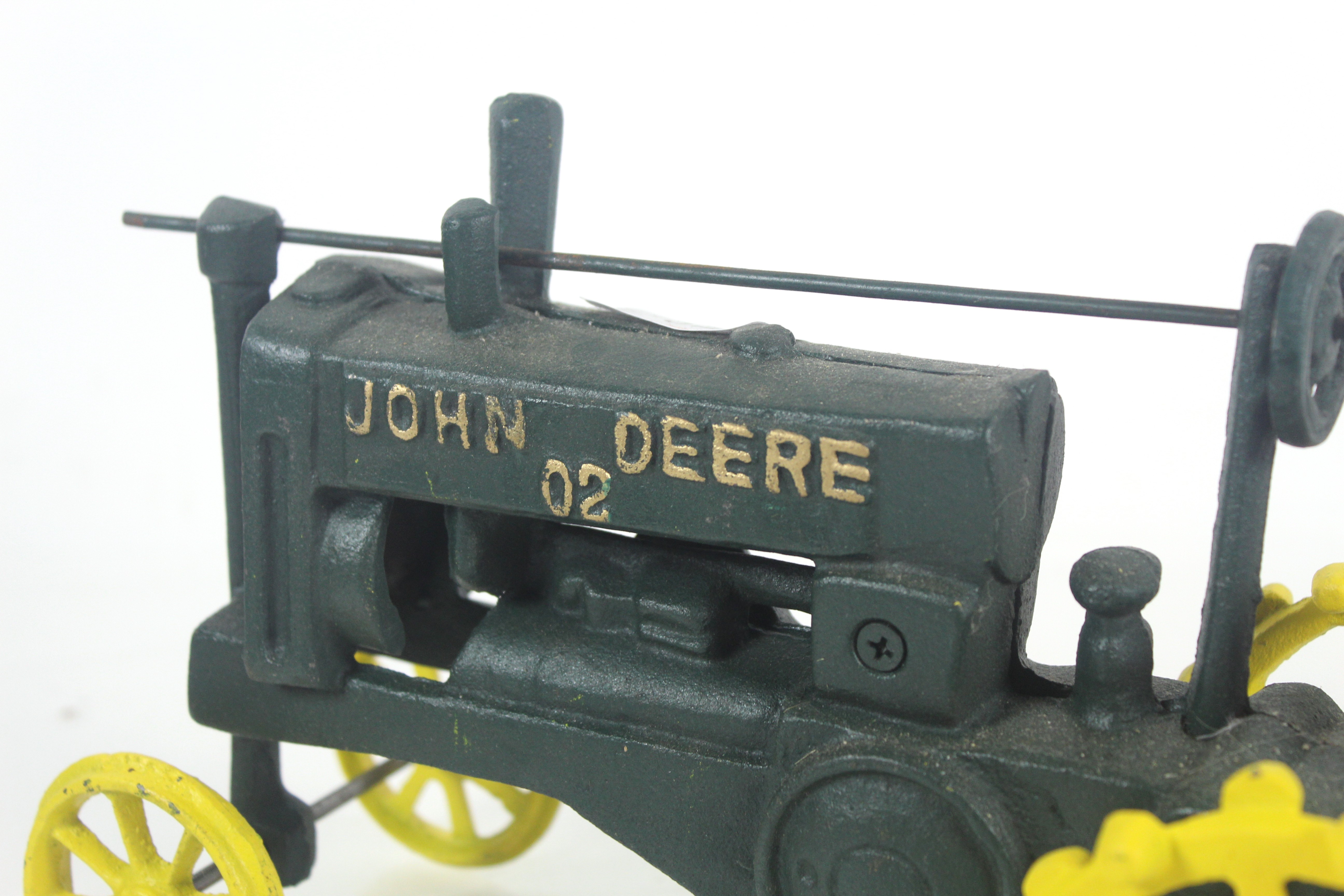 A cast iron model of a John Deere - Image 7 of 8