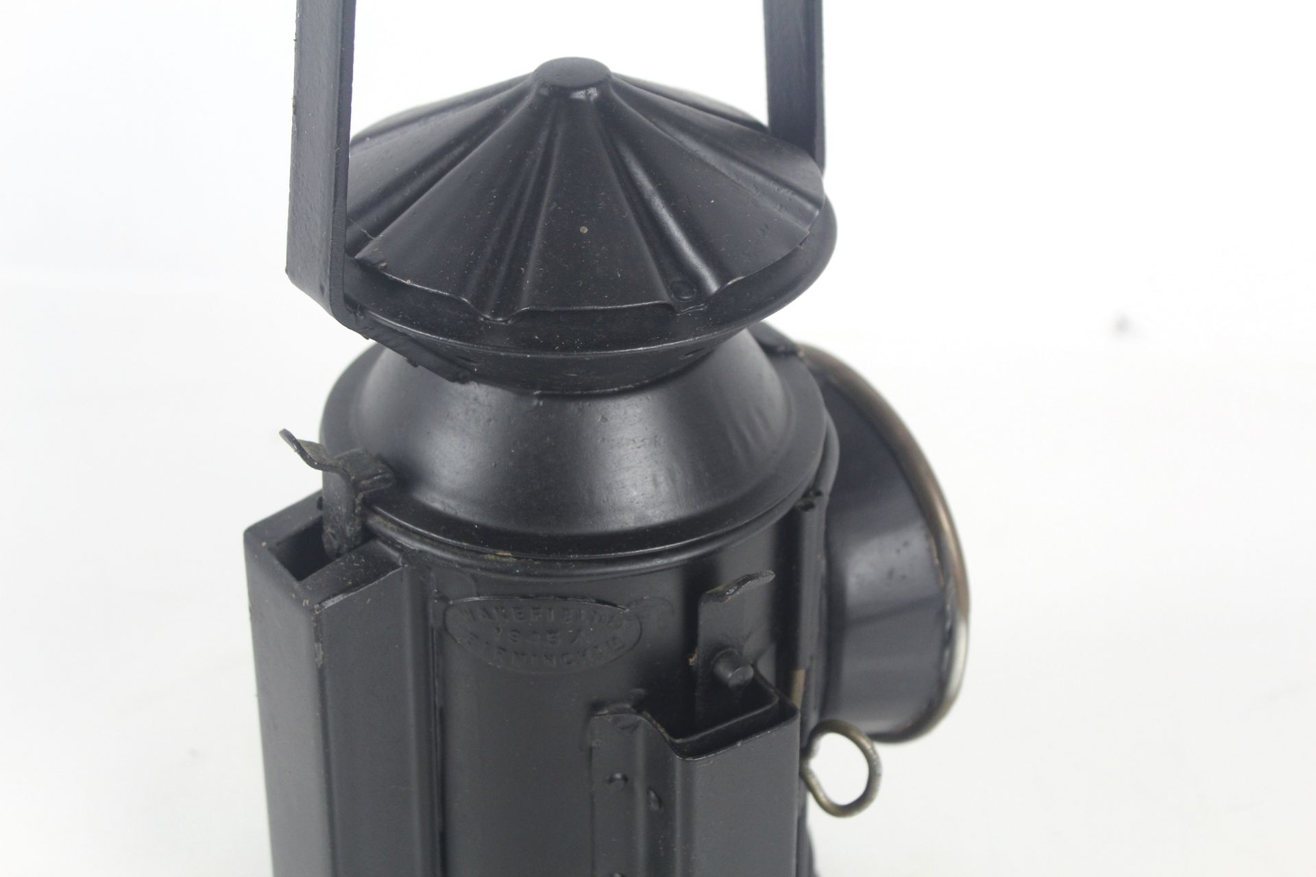 A Wakefield railway lamp, circa 1945 with ceramic - Image 10 of 17