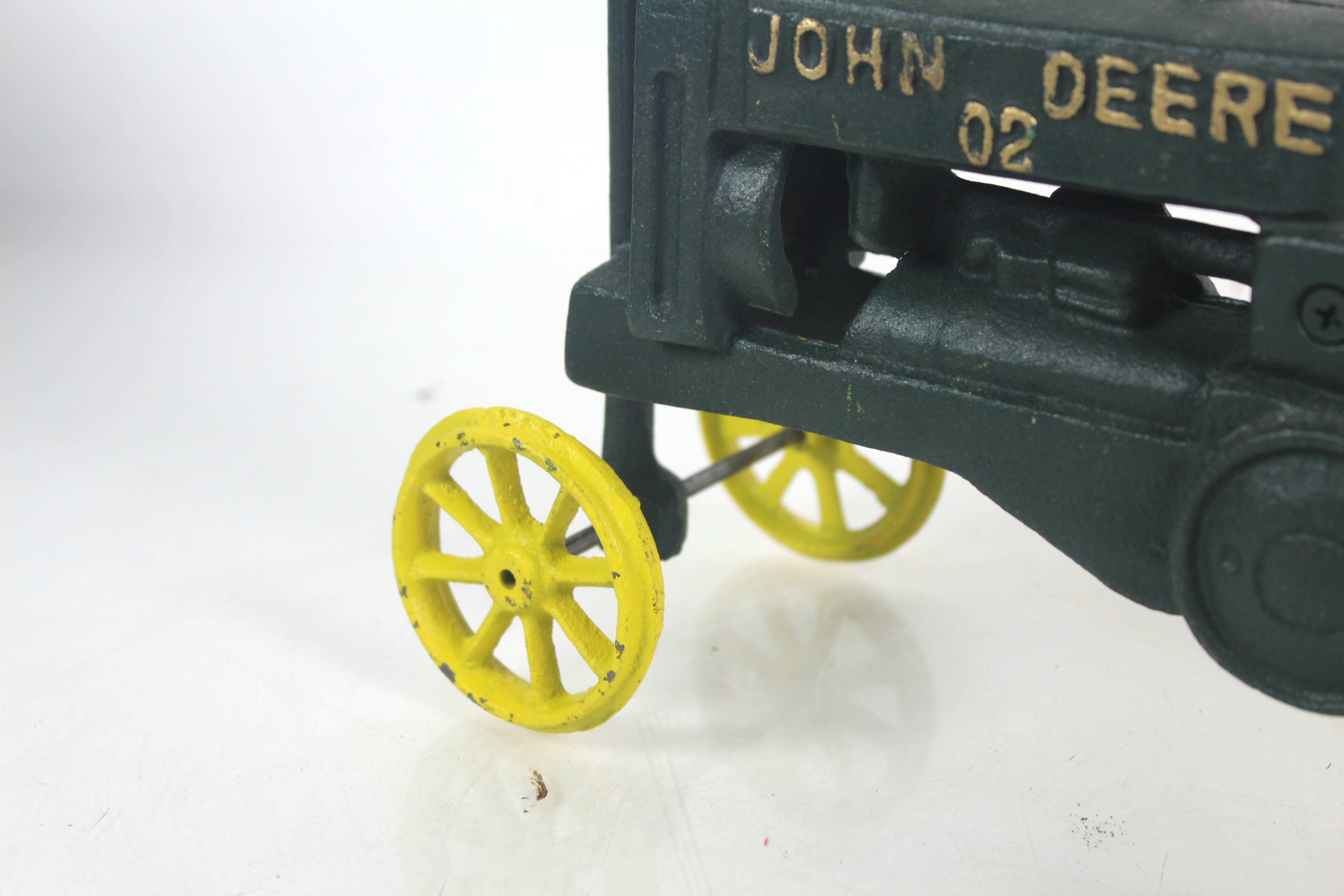 A cast iron model of a John Deere - Image 8 of 8