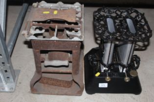 A Rippingilles double oil heater / stove and an oi