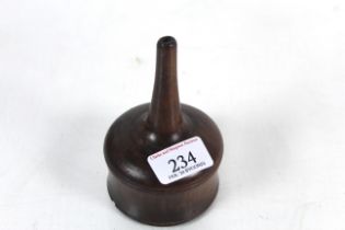 A 19th Century treen funnel