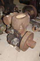 A Wolseley WD stationary engine, vendor reports a