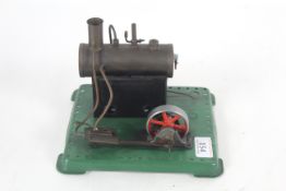 A Mamod steam model engine with burner and pulley