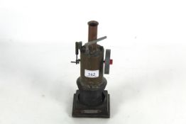 A Norris single cylinder vertical steam engine wit