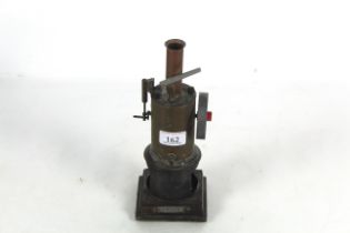 A Norris single cylinder vertical steam engine wit