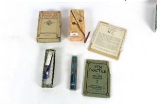 A boxed "The Writing Collection" pen and inks, var