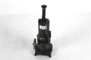 A Doll et Cie single cylinder vertical steam engin