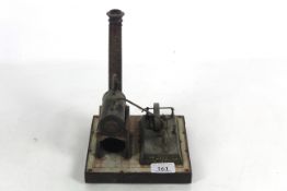 A Byng model steam engine with pulley wheel (lacki