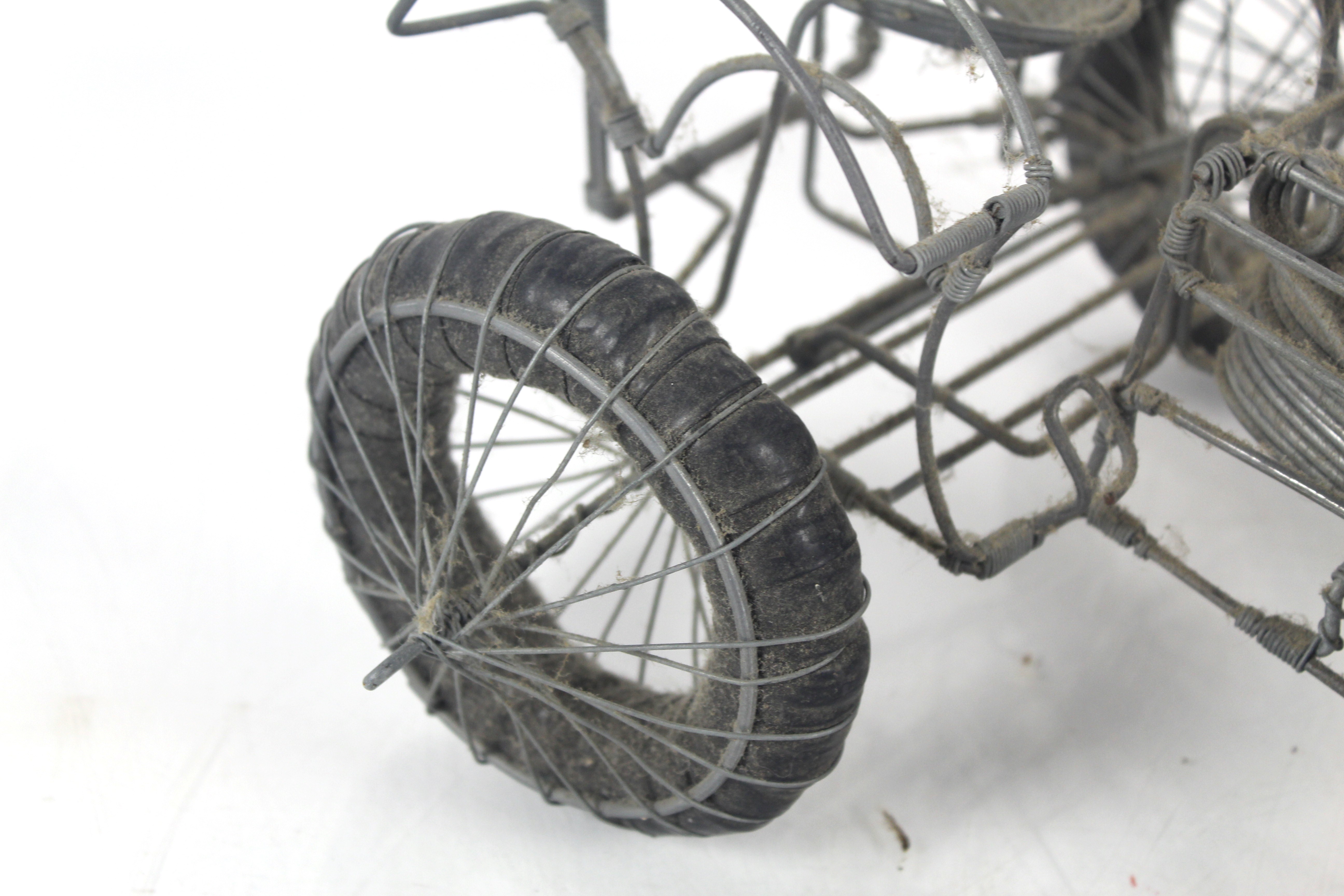 An unusual wirework tractor - Image 4 of 9