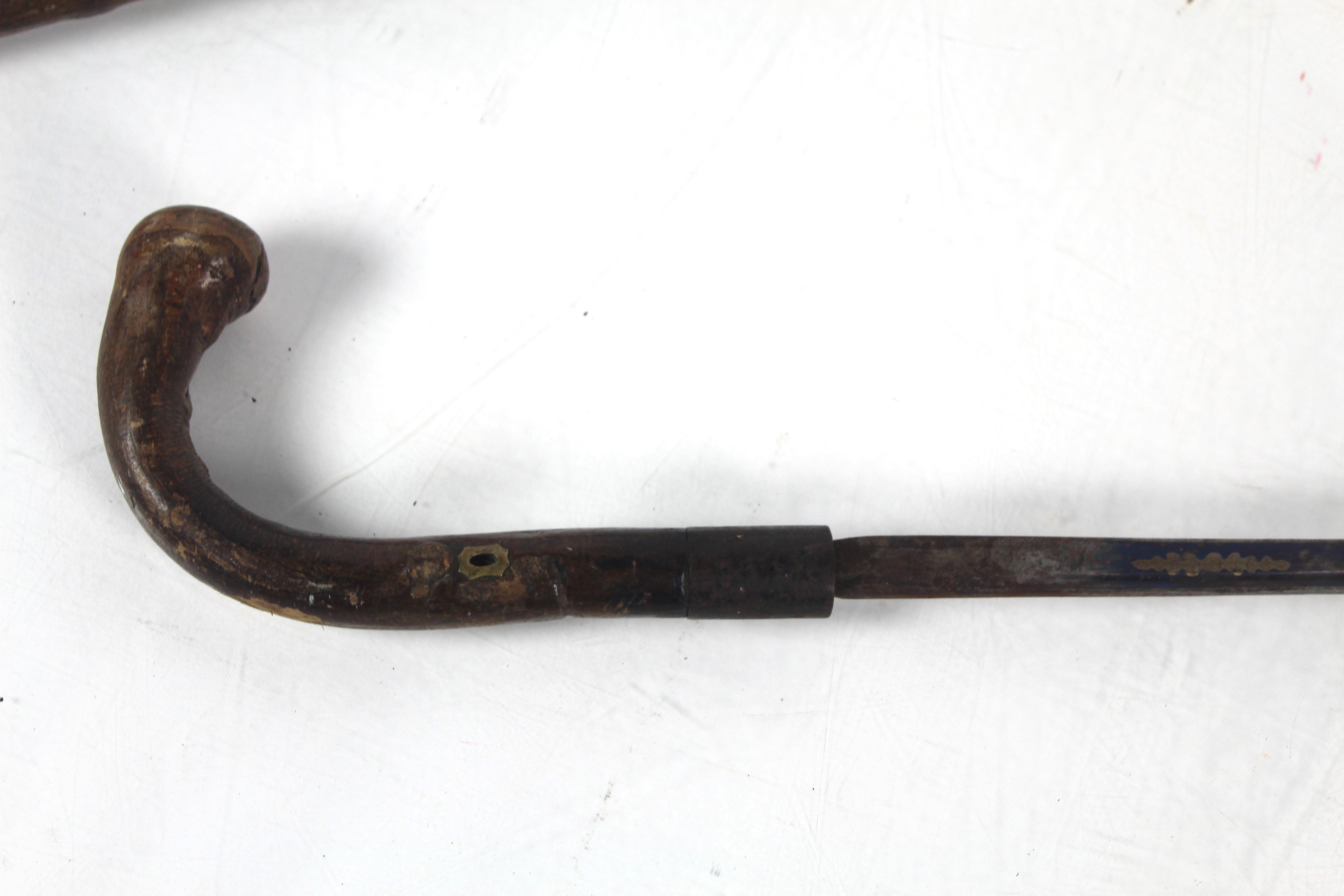 A rustic walking sword stick - Image 8 of 12
