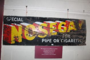 A "Special Nosegay For Pipe Or Cigarettes" enamel