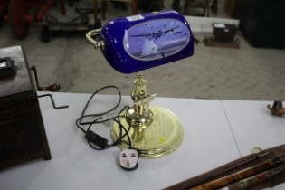 An RAF motif desk lamp