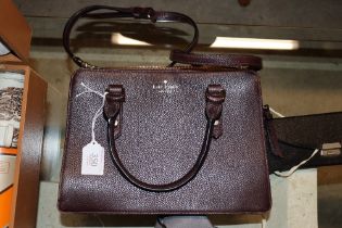A Kate Spade New York leather handbag