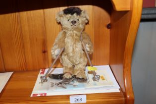 A Steiff teddy bear