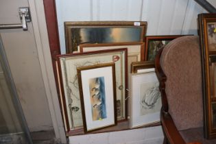 A large quantity of various pictures and prints