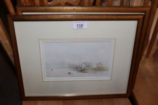 S. M. Scott, a pair of watercolour studies "Scenes