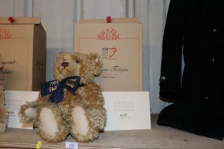 A Steiff Teddy bear with box and certificate