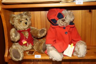 A Herman teddy together with a Ochiltree bear