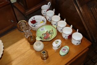 A small quantity of Royal Albert sweet romance tea