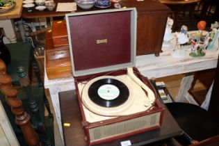 A vintage record player sold as collectors item