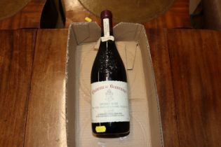 A bottle of Chateau Beaucastel Chateauneuf Du Pape 2004