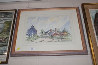 David Balder, watercolour study signed to bottom l