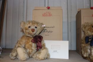 A Steiff Teddy bear with box and certificate