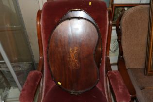 Two 19th Century mahogany twin handled trays AF