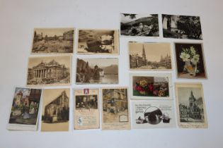 A box containing approx. 50 vintage postcards