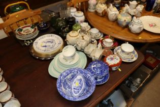 Large quantity of various china including storage