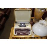An Olympia typewriter