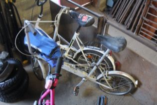 A Bickerton folding bicycle with front and rear mu