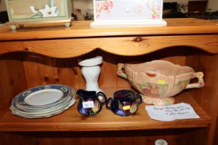 Items of Royal Stanley ware and other caramics
