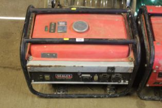 A Sealey 2200W 6.5HP generator. For spares or repair.