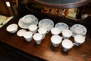 A quantity of Suzie Cooper tea ware and Colclough