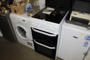 A Hotpoint electric cooker