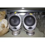 A pair of Kef hts2001 speakers