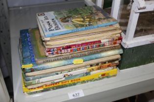 A collection of children's books