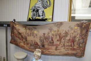 A French style tapestry approx. 133cms x 48cms