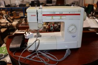 A Jones electric sewing machine