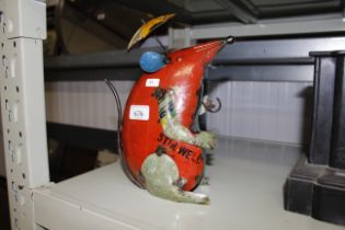 A recycled tin model of a mouse (131)