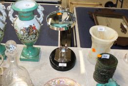 A table top magnifying glass