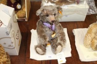 A Steiff Teddy Bear with Steiff cloth bag