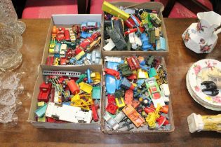 A quantity of various die-cast vehicles